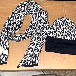 Michael Kors Hat and Scarf set
